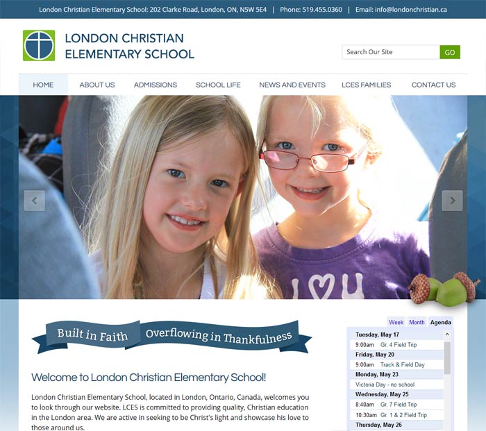 School website design